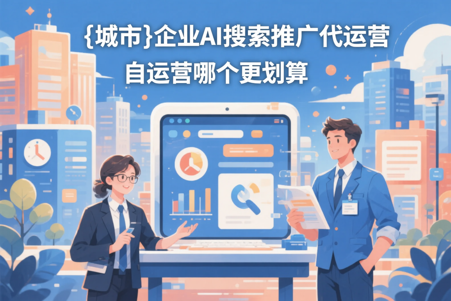 潜江企业AI搜索推广代运营和自运营哪个更划算