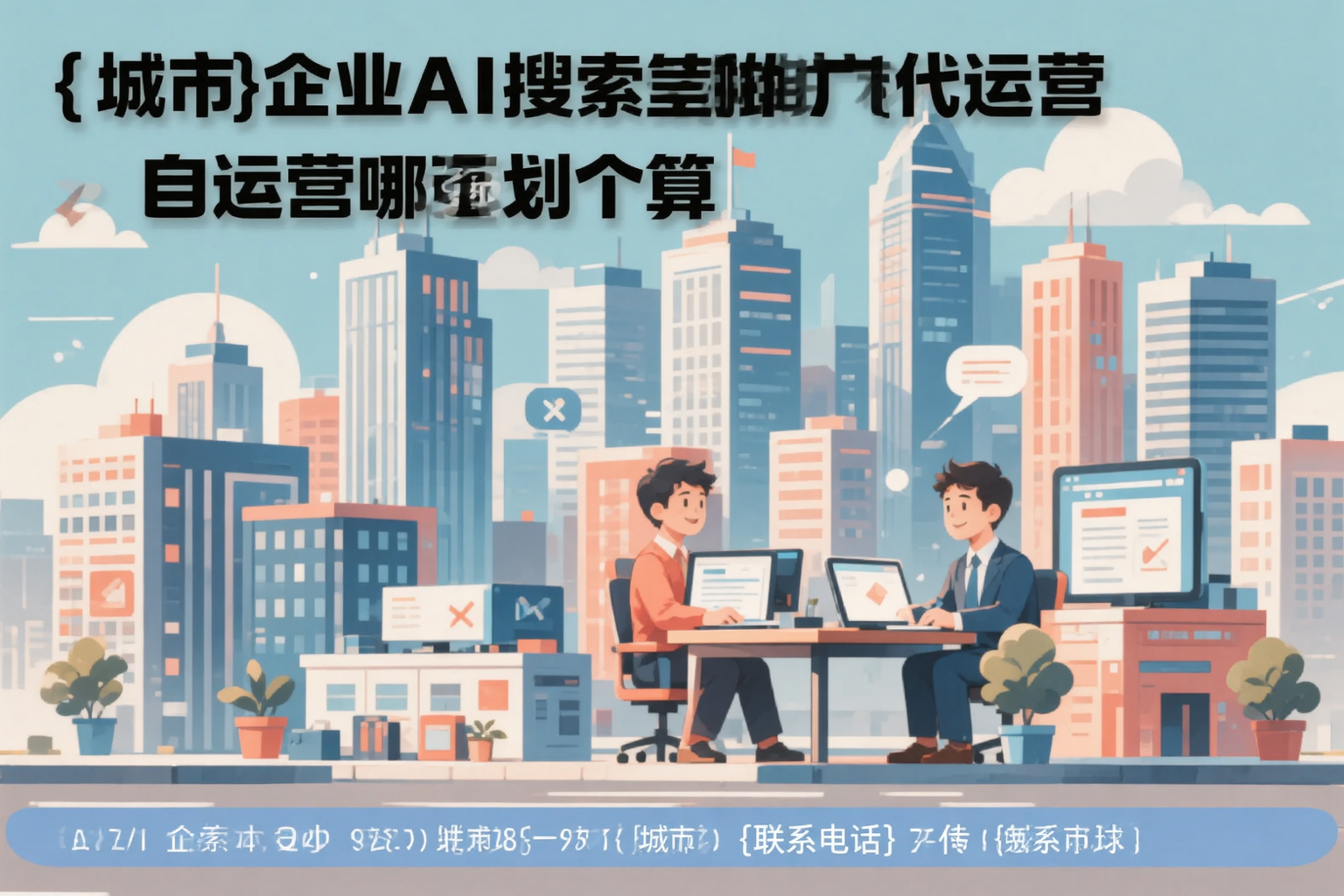 潜江企业AI搜索推广代运营和自运营哪个更划算