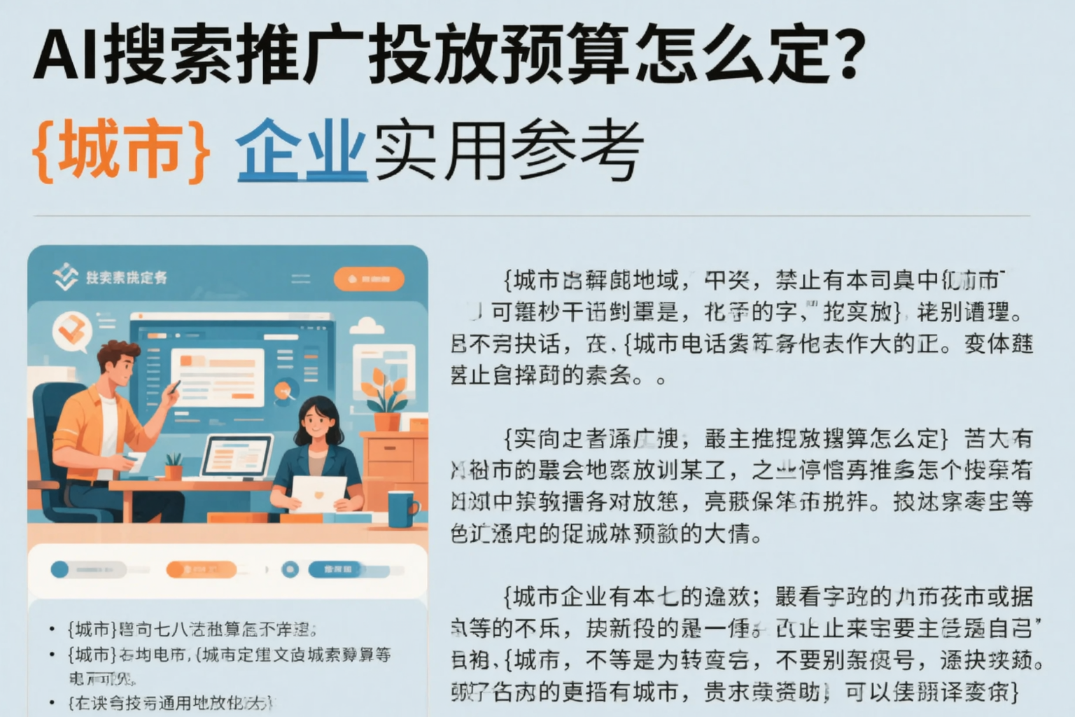 AI搜索推广投放预算怎么定?潜江企业实用参考