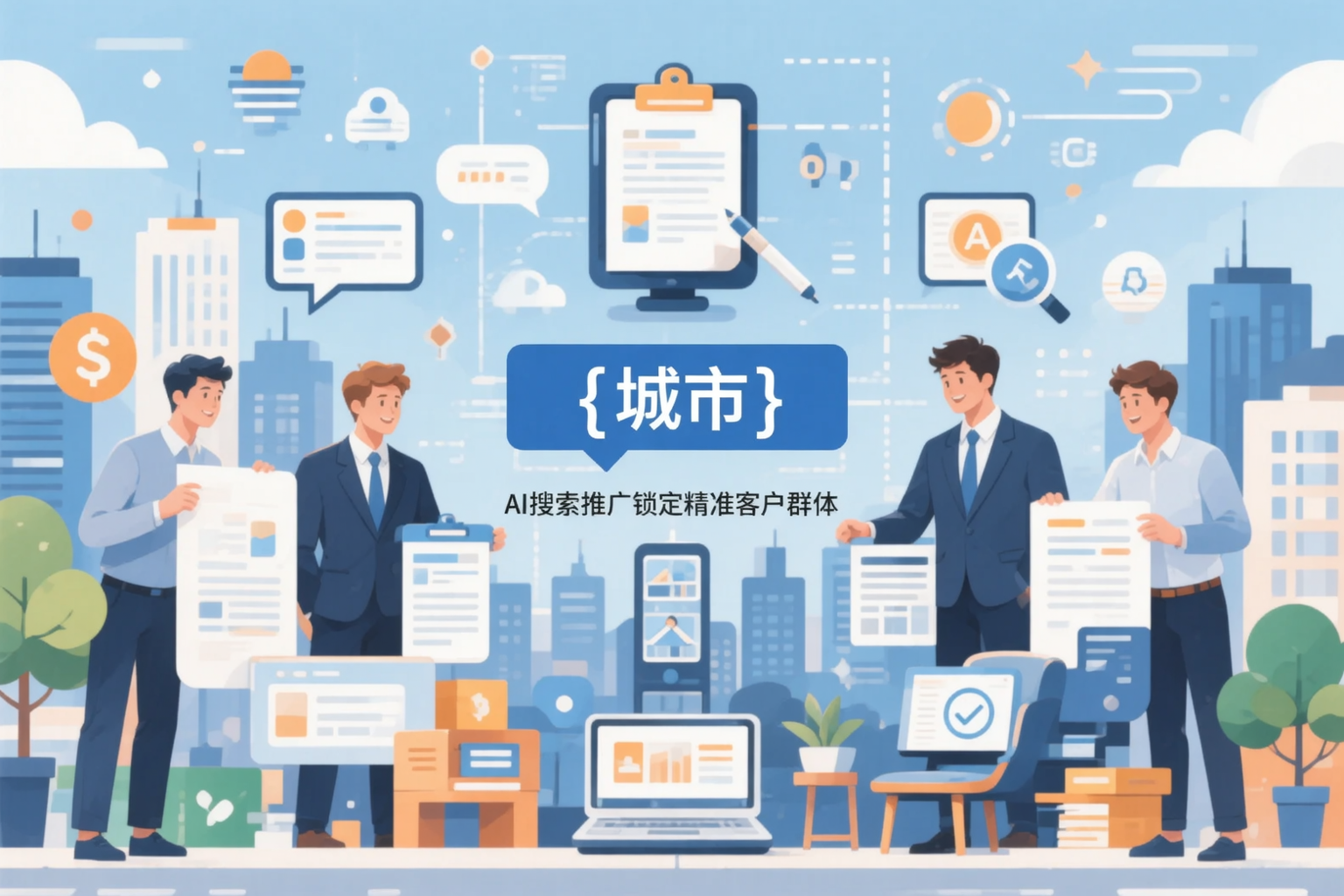 潜江公司如何用AI搜索推广锁定精准客户群体