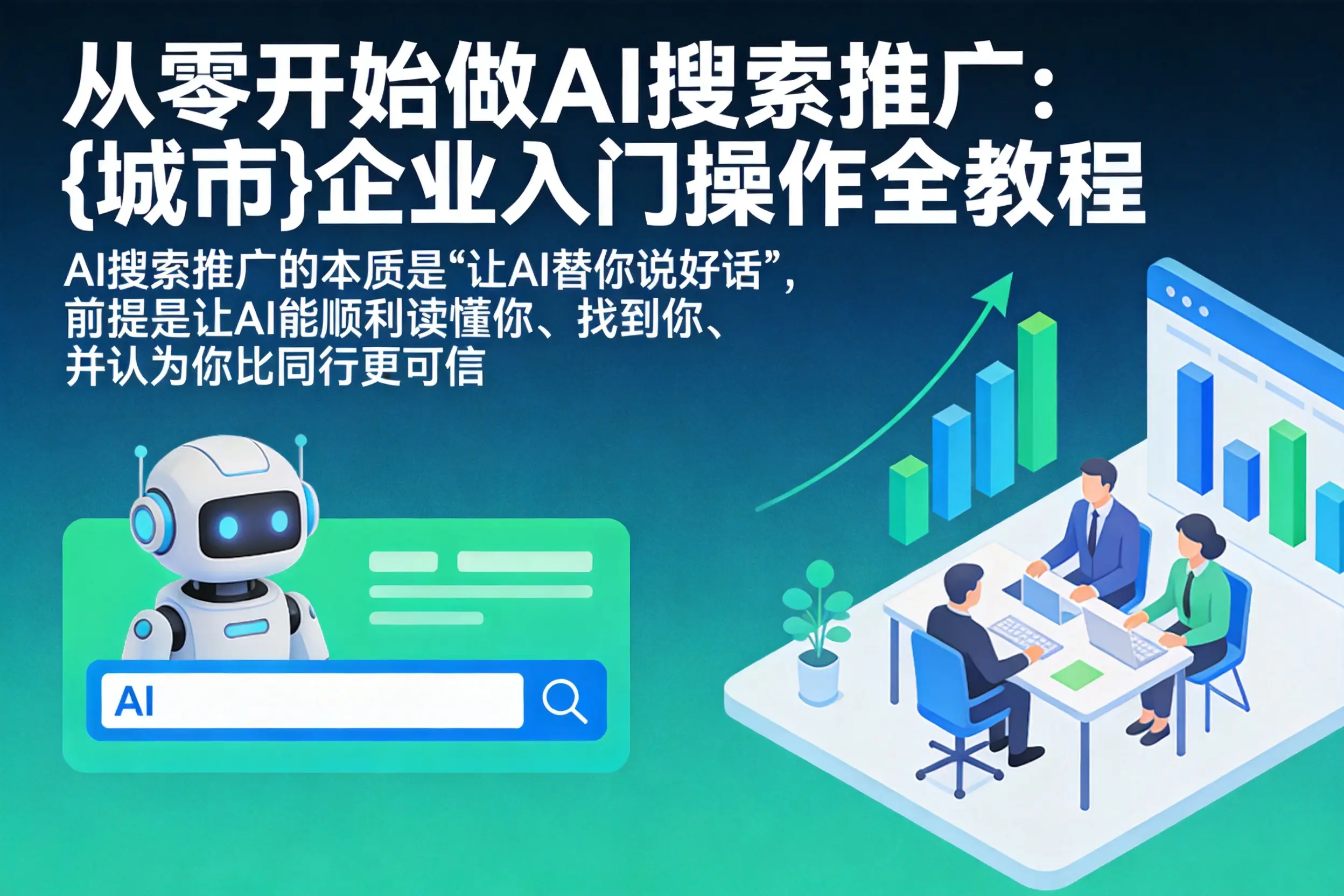 从零开始做AI搜索推广:潜江企业入门操作全教程