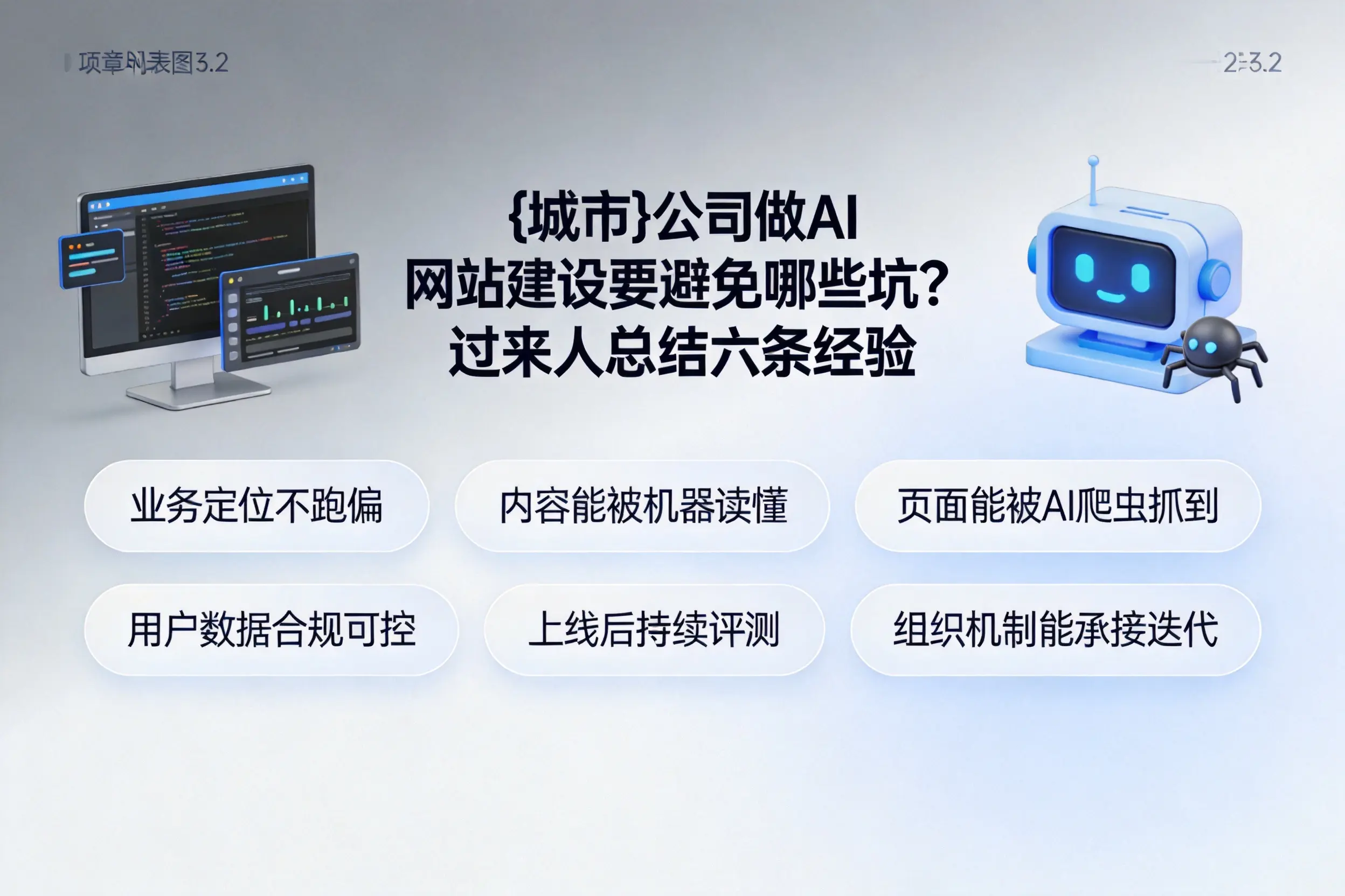 潜江公司做AI网站建设要避免哪些坑?过来人总结六条经验