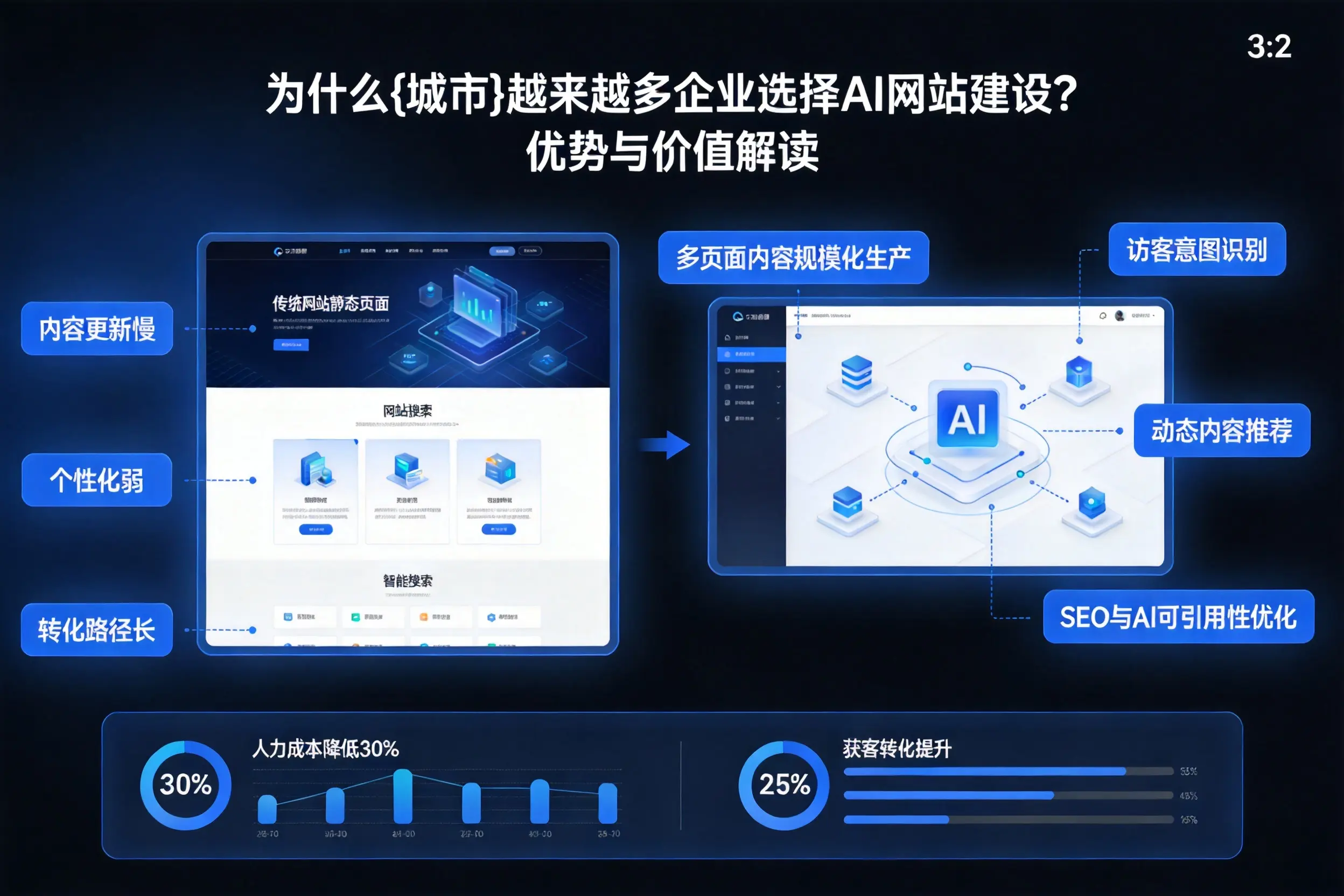 为什么潜江越来越多企业选择AI网站建设?优势与价值解读