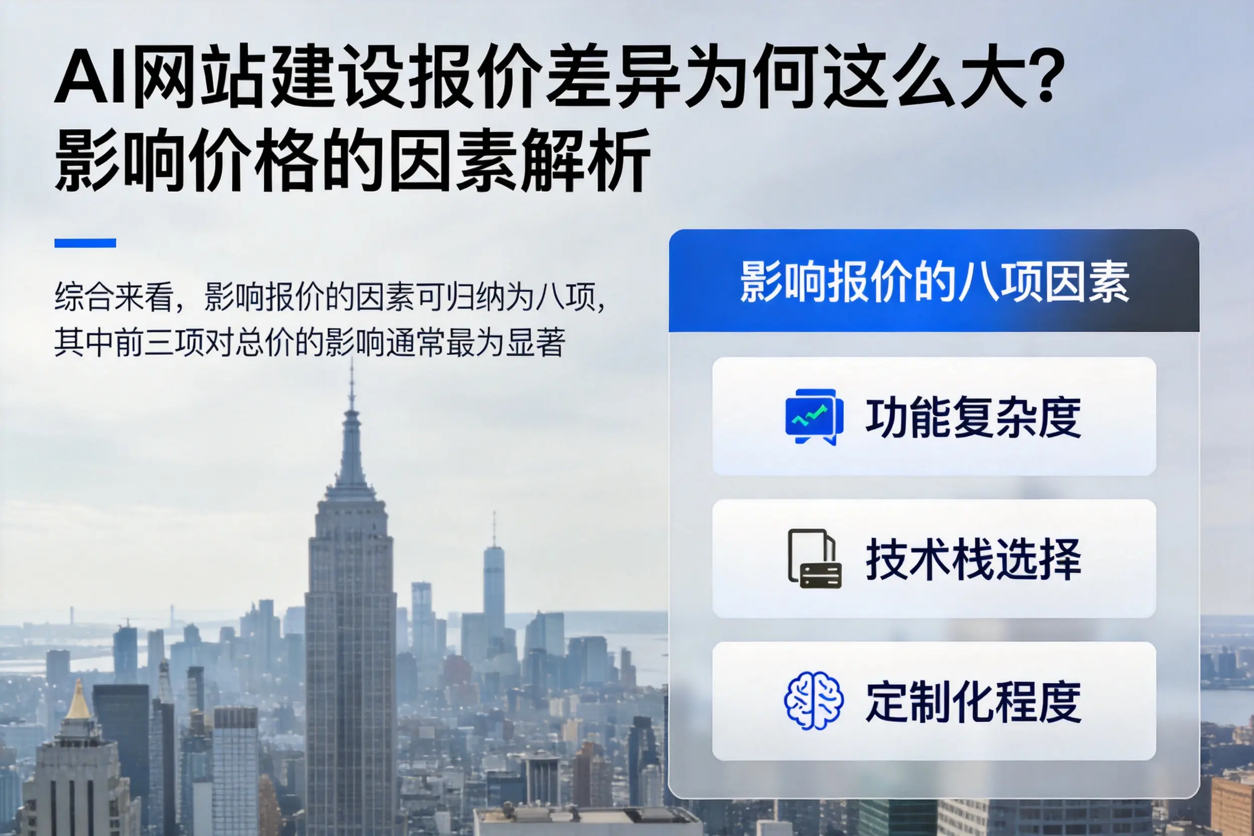 潜江AI网站建设报价差异为何这么大?影响价格的因素解析