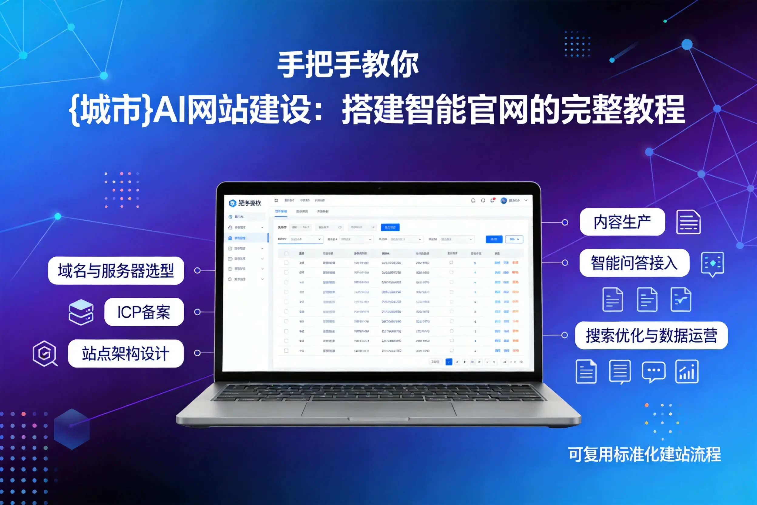 手把手教你潜江AI网站建设:搭建智能官网的完整教程