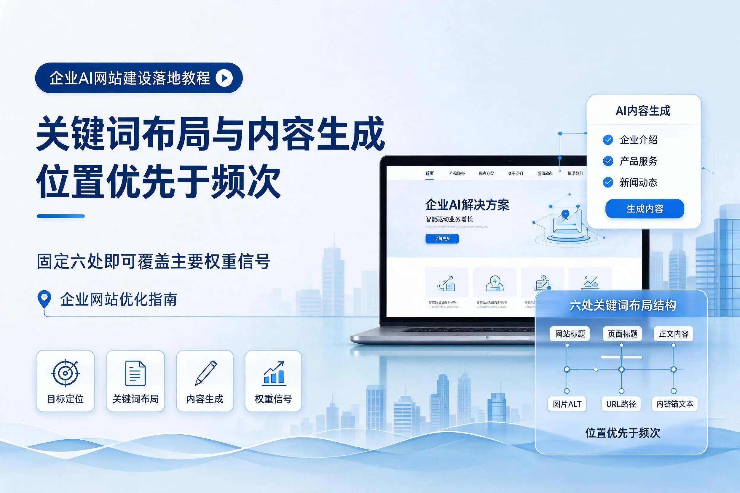 潜江企业AI网站建设落地教程:关键词布局与内容生成